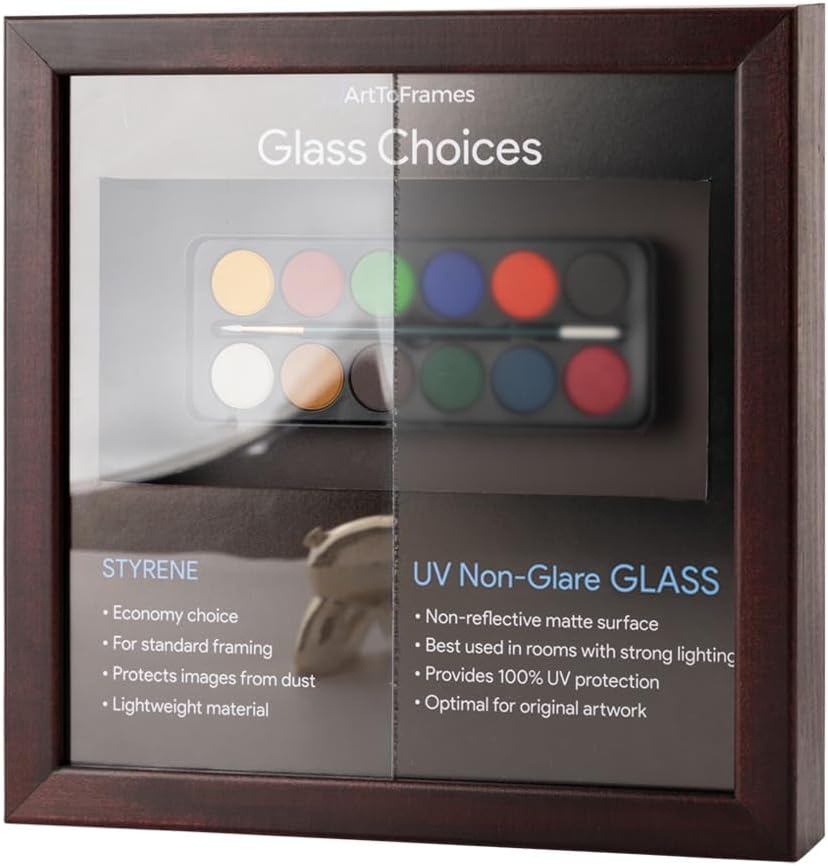 ArtToFrames 6x16 Replacement UV Non-Glare Glass for Frames
