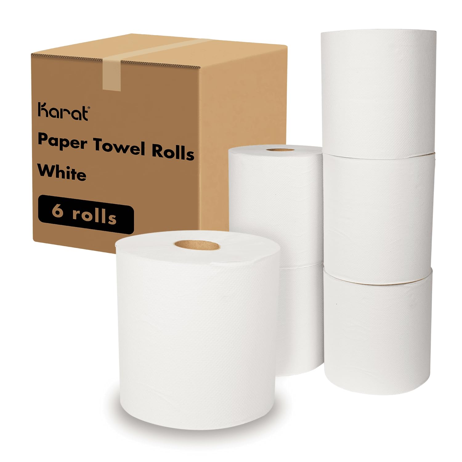 Karat Commercial Paper Towel Rolls for High Traffic Areas