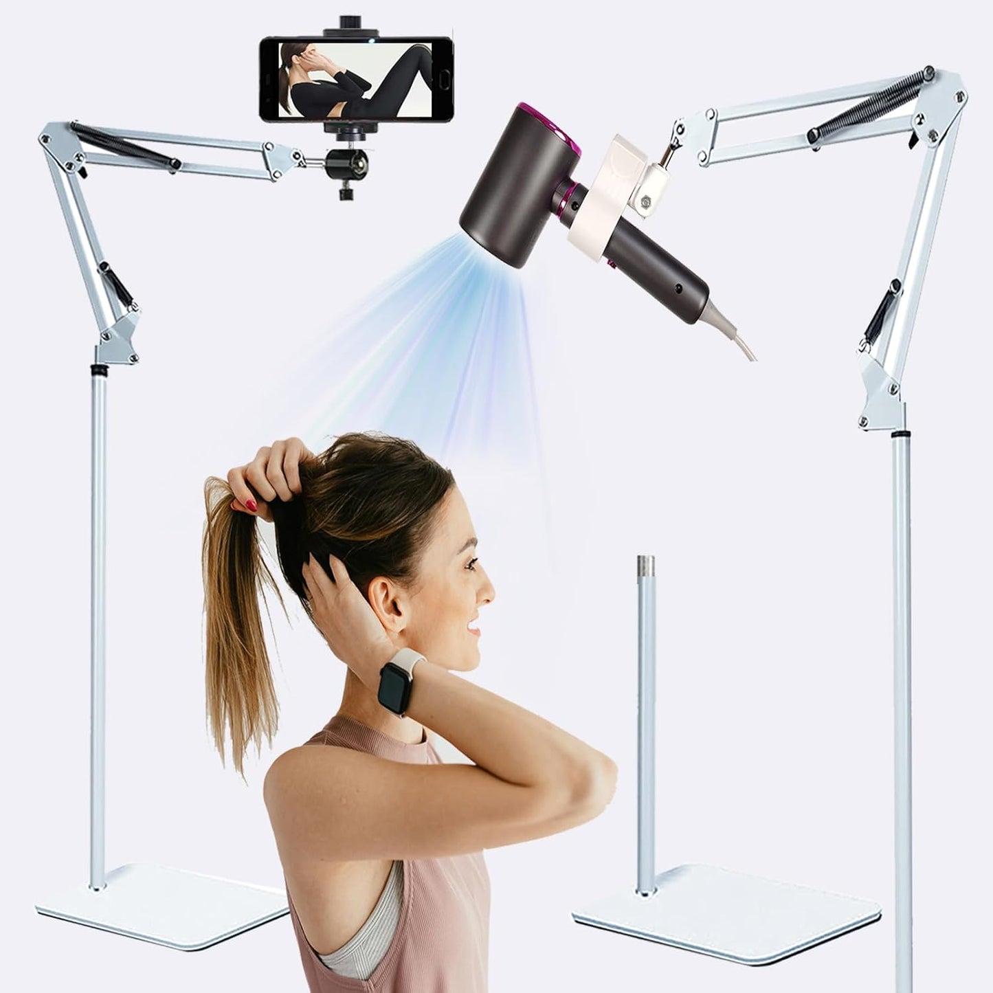 Hands-Free 360 Rotate Hair Dryer Stand - YUNHAN