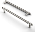 Asidrama 6.3 in Brushed Satin Nickel Cabinet Pulls 10 Pack - Knurled