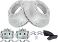 Rear Semi-Metallic Brake Pad & Rotor Kit for 2000-05 Ford