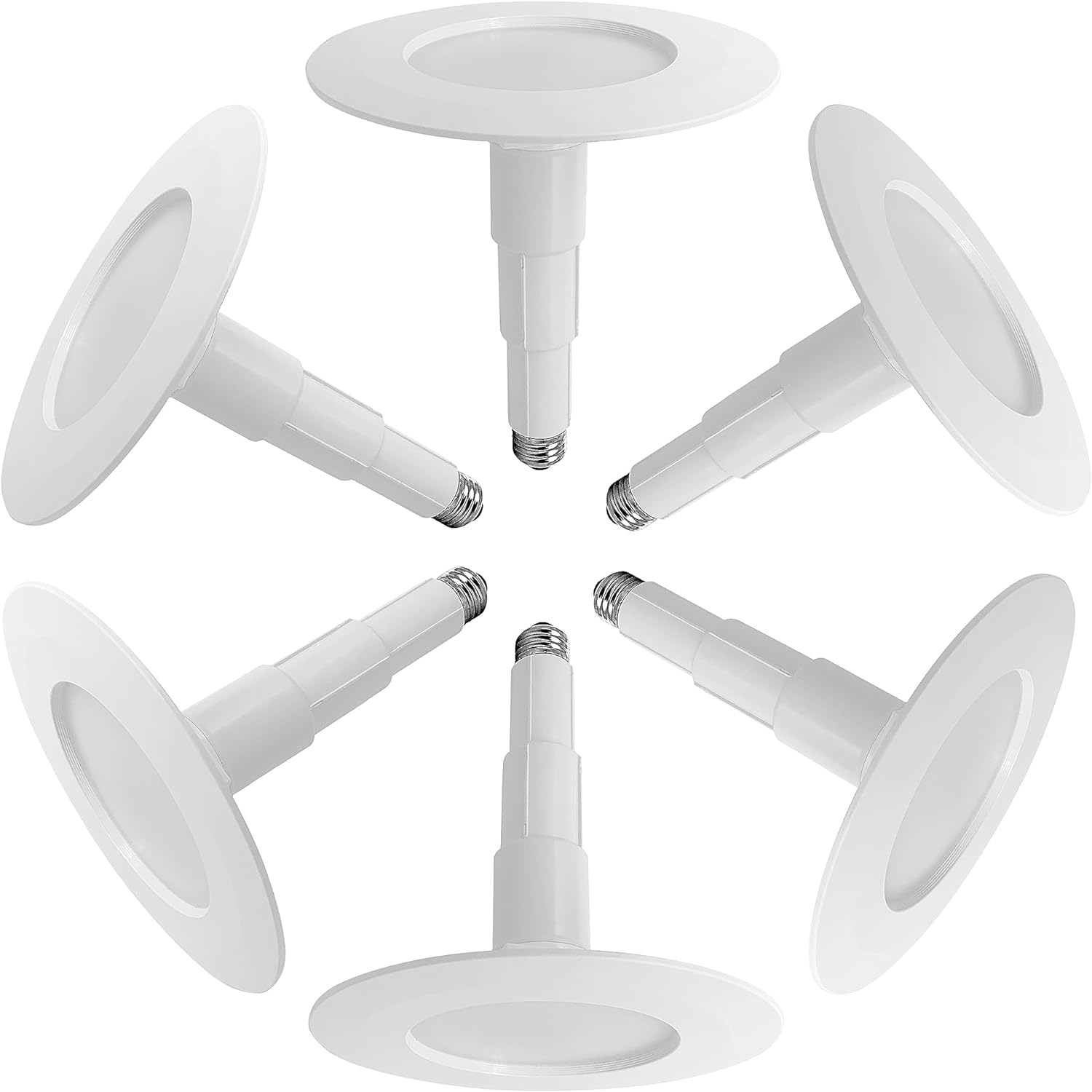 Jolux 6-Pack 5/6 Inch LED Can Lights Retrofit Recessed Lighting