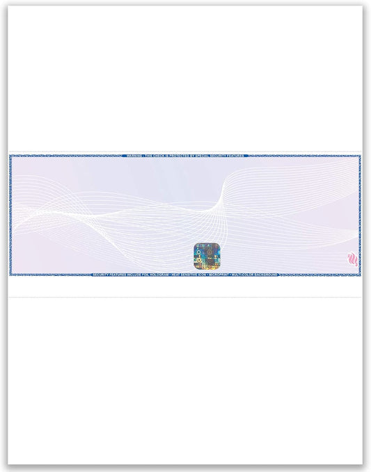 EZ Checks Premium Blank Hologram High Security Laser Check Stock