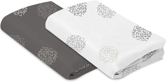 4moms Breeze Bassinet Sheets - 100% Cotton, Machine Washable