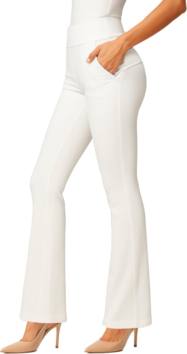 Conceited Stretch Slacks for Women - Tummy Control & Pockets