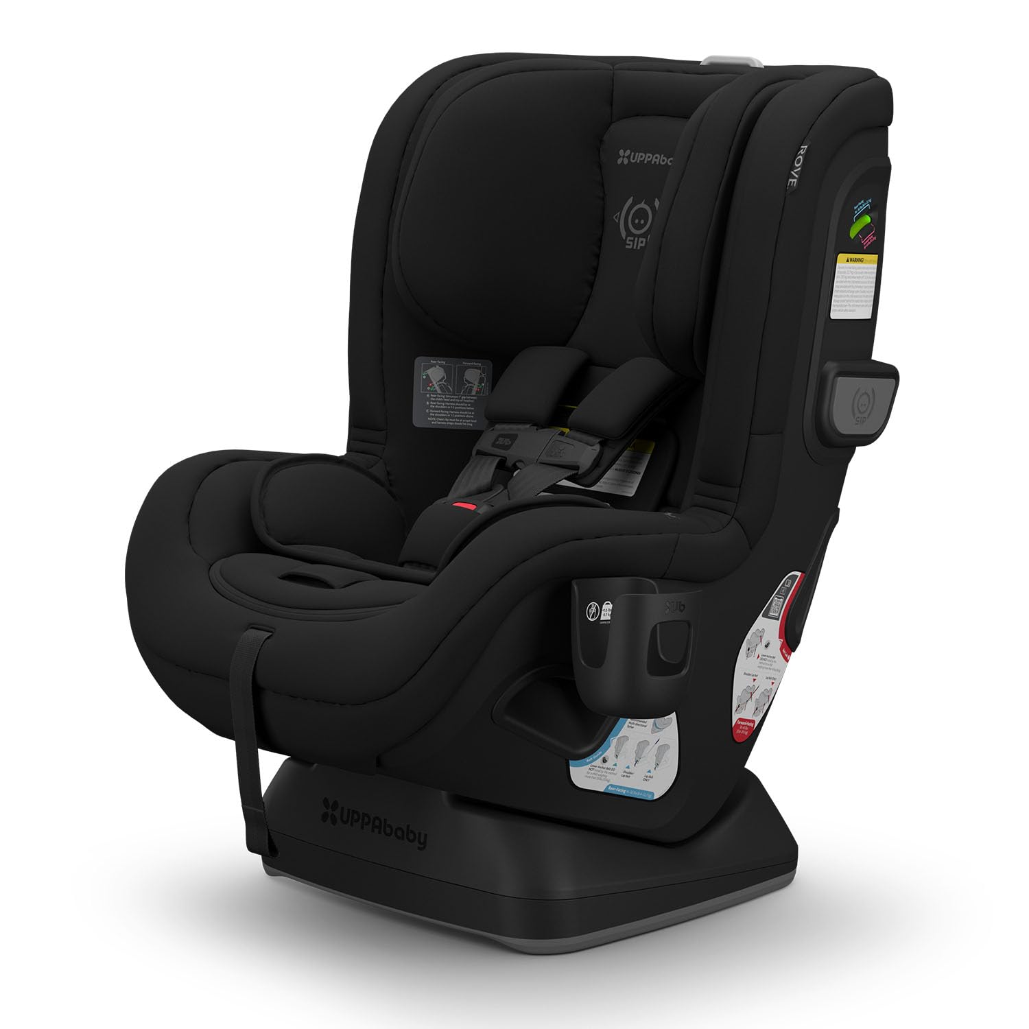 UPPAbaby Rove Car Seat - Safety + Comfort Combo - Quick Install - Jake Black