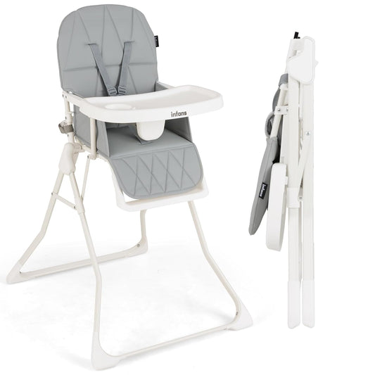 INFANS Quick-Fold Highchair: Portable Baby Dining Joy!