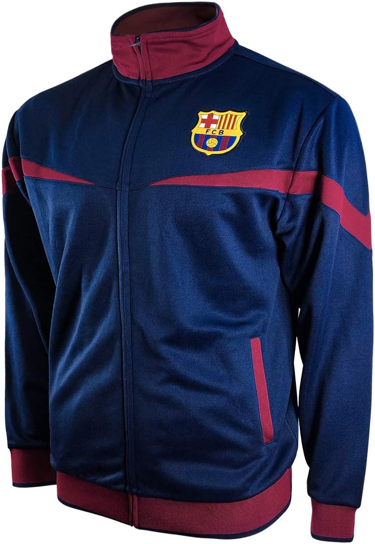 Icon Sports Pro League Track Jacket for Unisex Kids - FC Barcelona