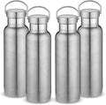 Neihepal 20 oz Insulated Water Bottles Bulk 4 Pack - Durable
