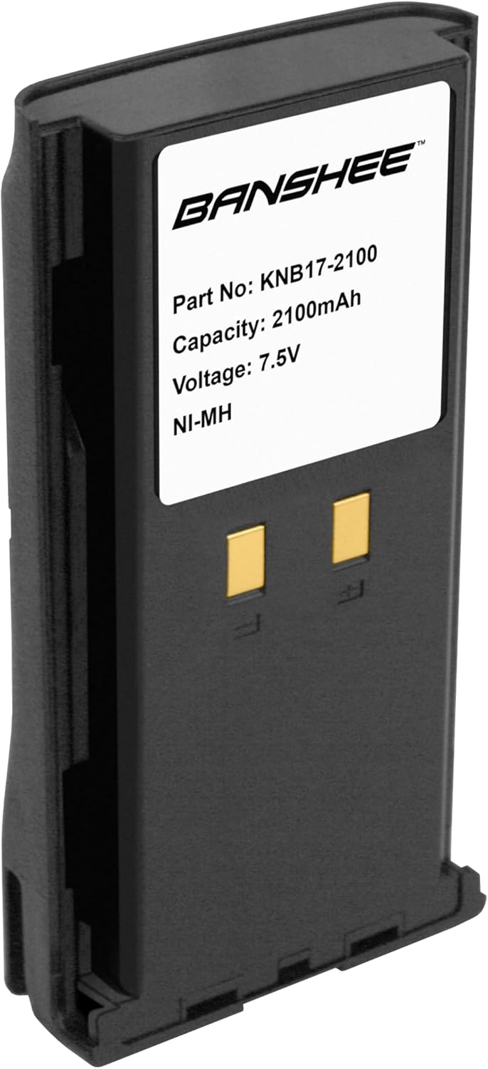 2100mAh Replacement KNB-17 Radio Battery for Kenwood Models