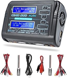 Dual RC LiPo Battery Charger for 1-6S LiPo and NiMH Batteries