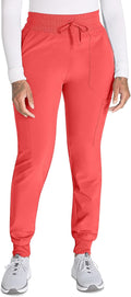 EDS Essentials Jogger Scrubs for Women DK065 - Comfortable, Stretch