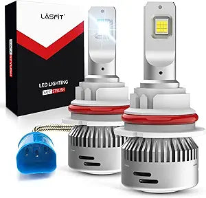 LASFIT 9007 HB5 Powersports Light Bulbs for Safe Night Driving