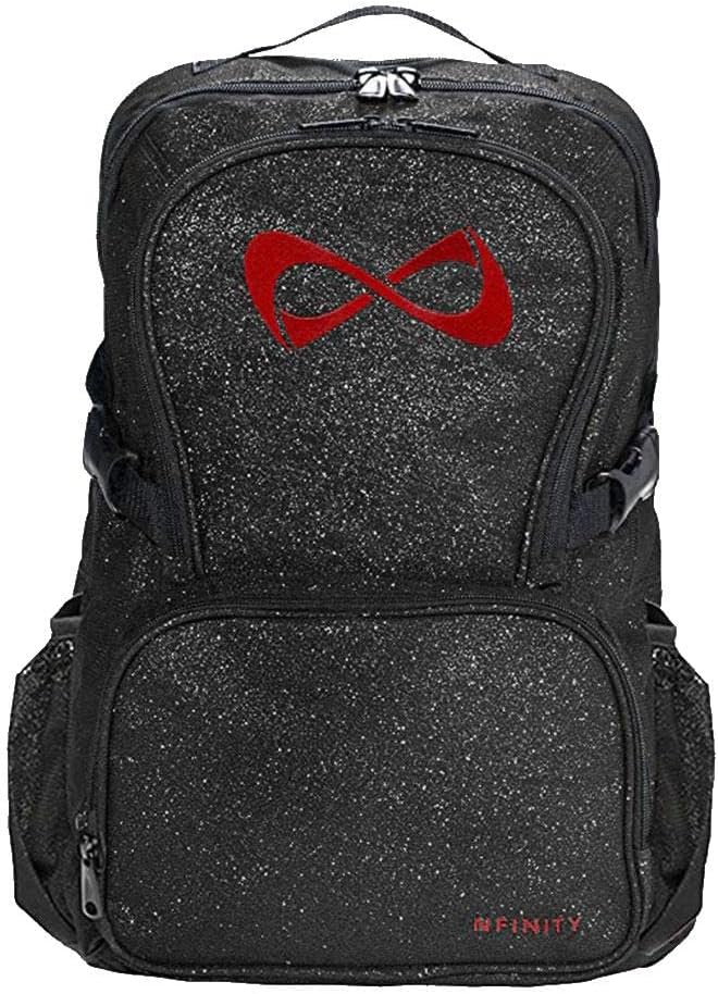 Nfinity Sparkle Backpack for Cheerleaders with Glitter Finish