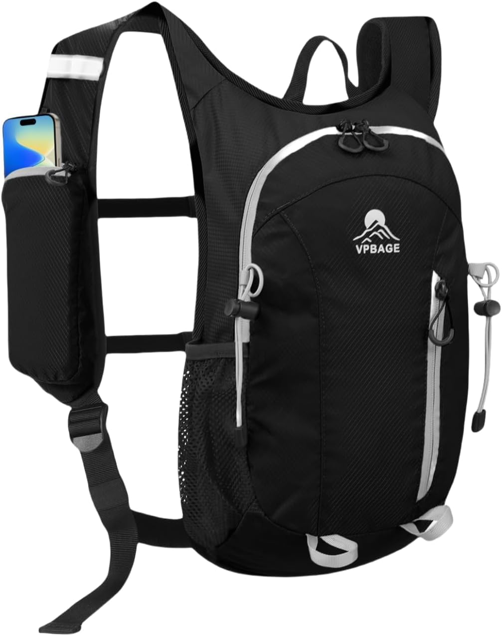 Small Hiking Backpack with Phone Holder for Outdoor Adventures