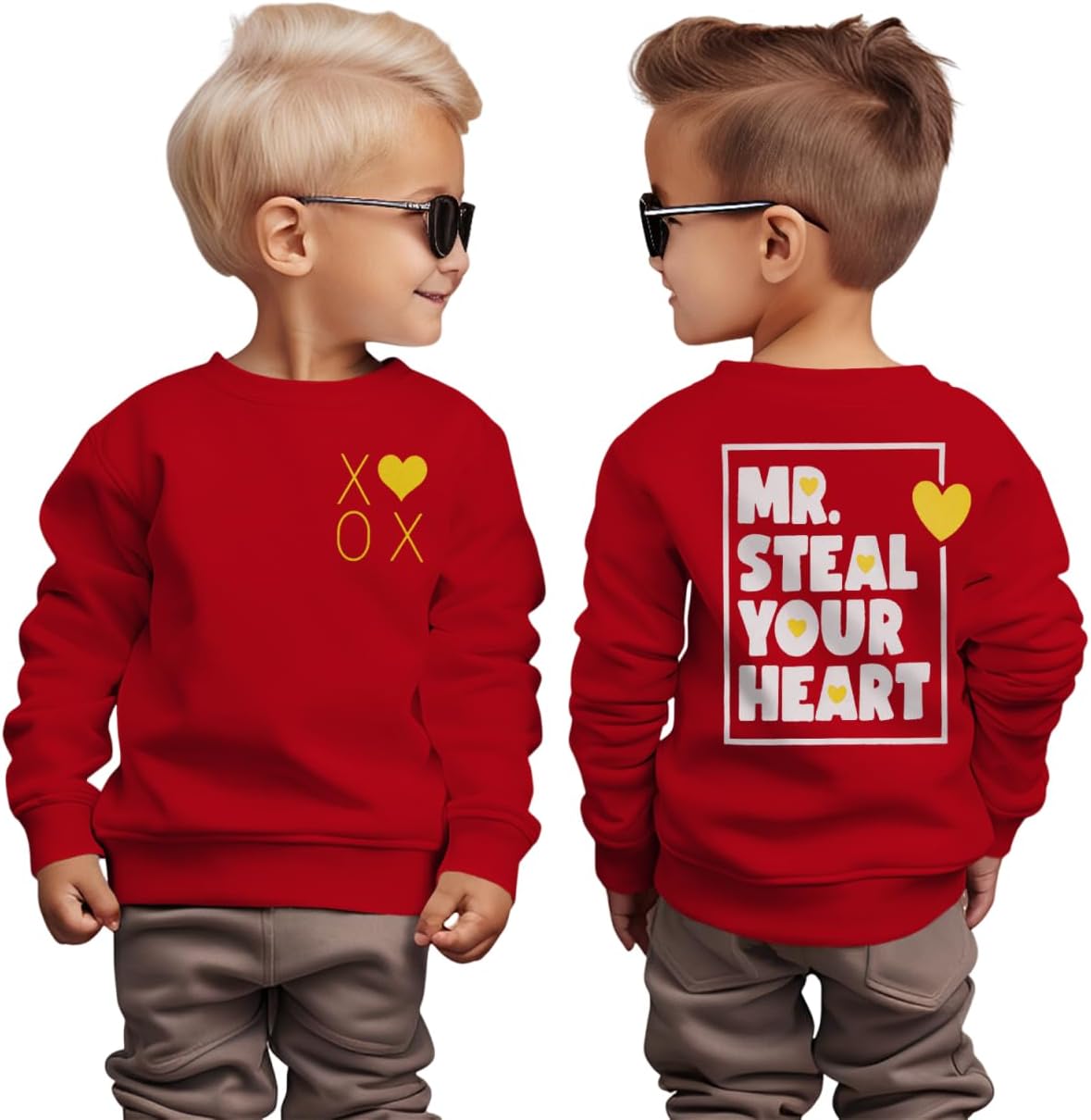 Mr Steal Your Heart Toddler Sweatshirt