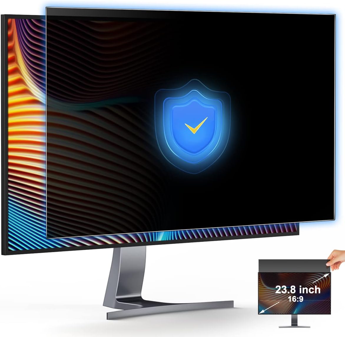 23.8 Inch Privacy Screen Filter for Computer Monitor Protection