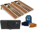 Cornhole Boards 4x2 Regulation Size Wooden Design - Portable Set