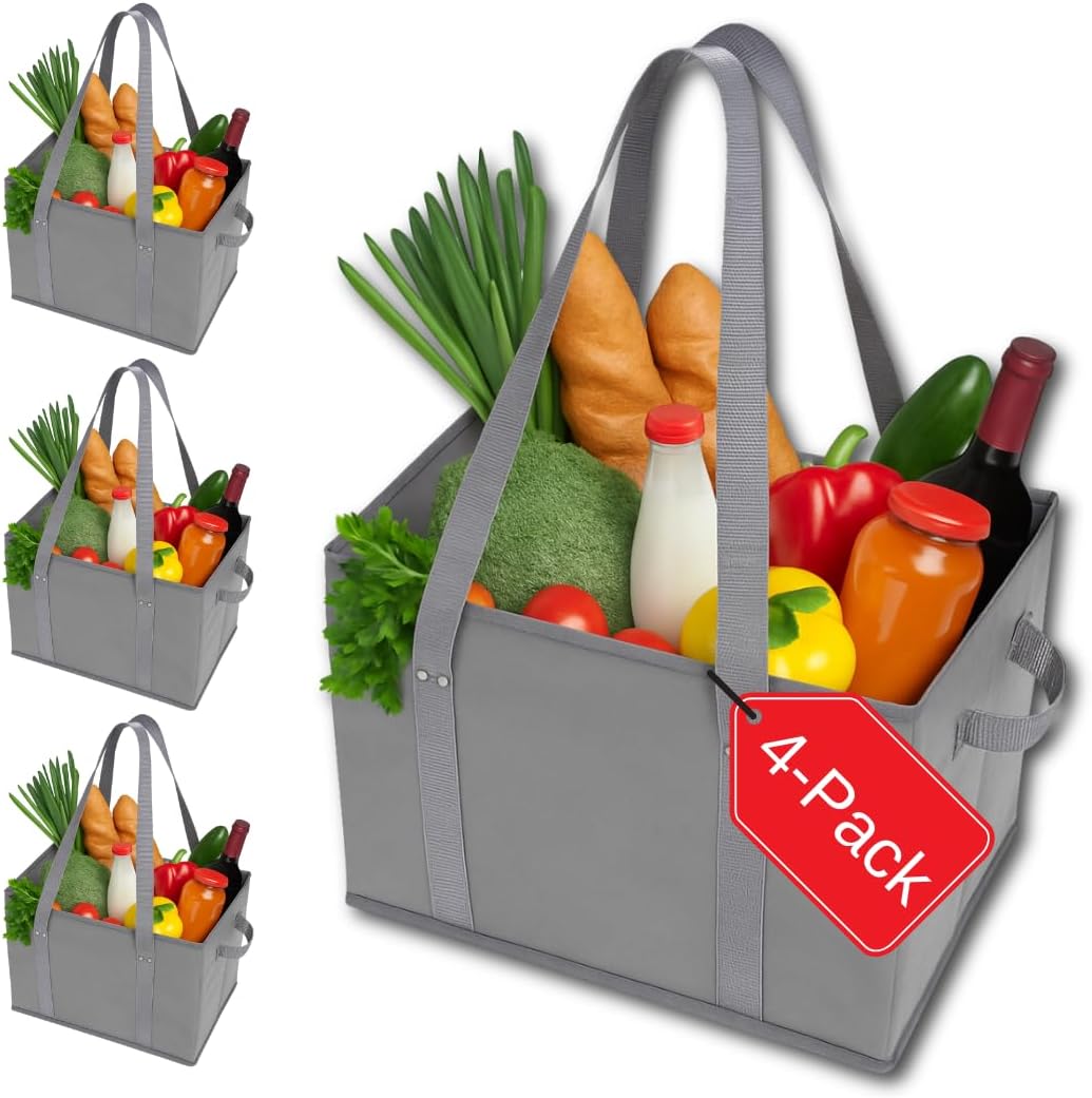 BAG-THAT! Reusable Grocery Bags - Large Heavy Duty Tote Bags