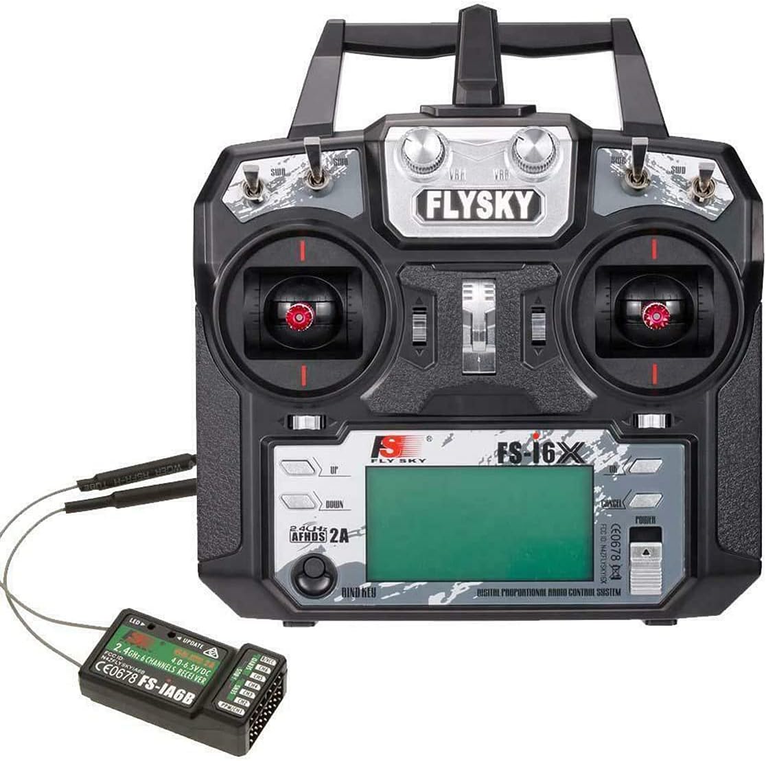 FLYSKY FS-i6X 10CH 2.4GHz RC Transmitter for Drone Racing