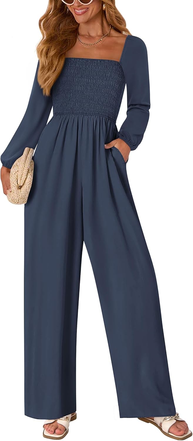 Stylish KIRUNDO Jumpsuits for Women with Pockets and Comfort