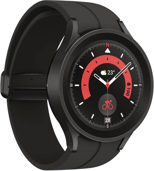 Galaxy Watch 5 Pro 45mm GPS Smartwatch with Heart Rate Tracking