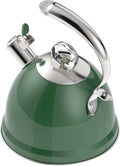 Harriet Tea Kettle Stovetop 2.5 Quart Whistling Stainless Steel - Fast