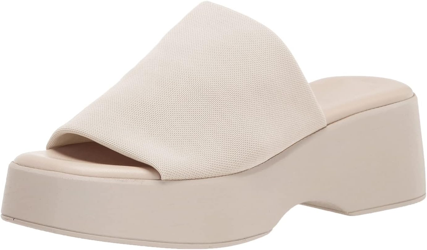 Minshluu Womens Wedge Sandals Platform Open Toe Slip On Style