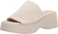 Minshluu Womens Wedge Slides Sandals Platform Open