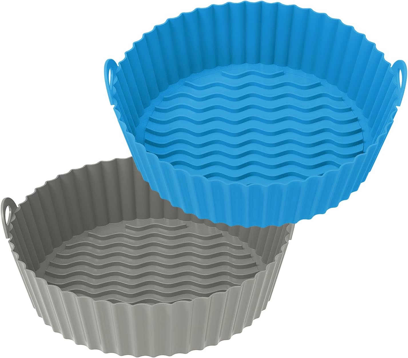 OUTXE 2-Pack Reusable Air Fryer Liners - Compatible & Non-Stick