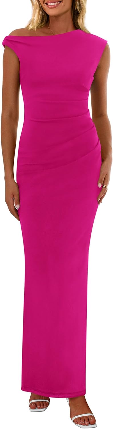 PRETTYGARDEN Women's Summer Maxi Dress for Weddings and Events