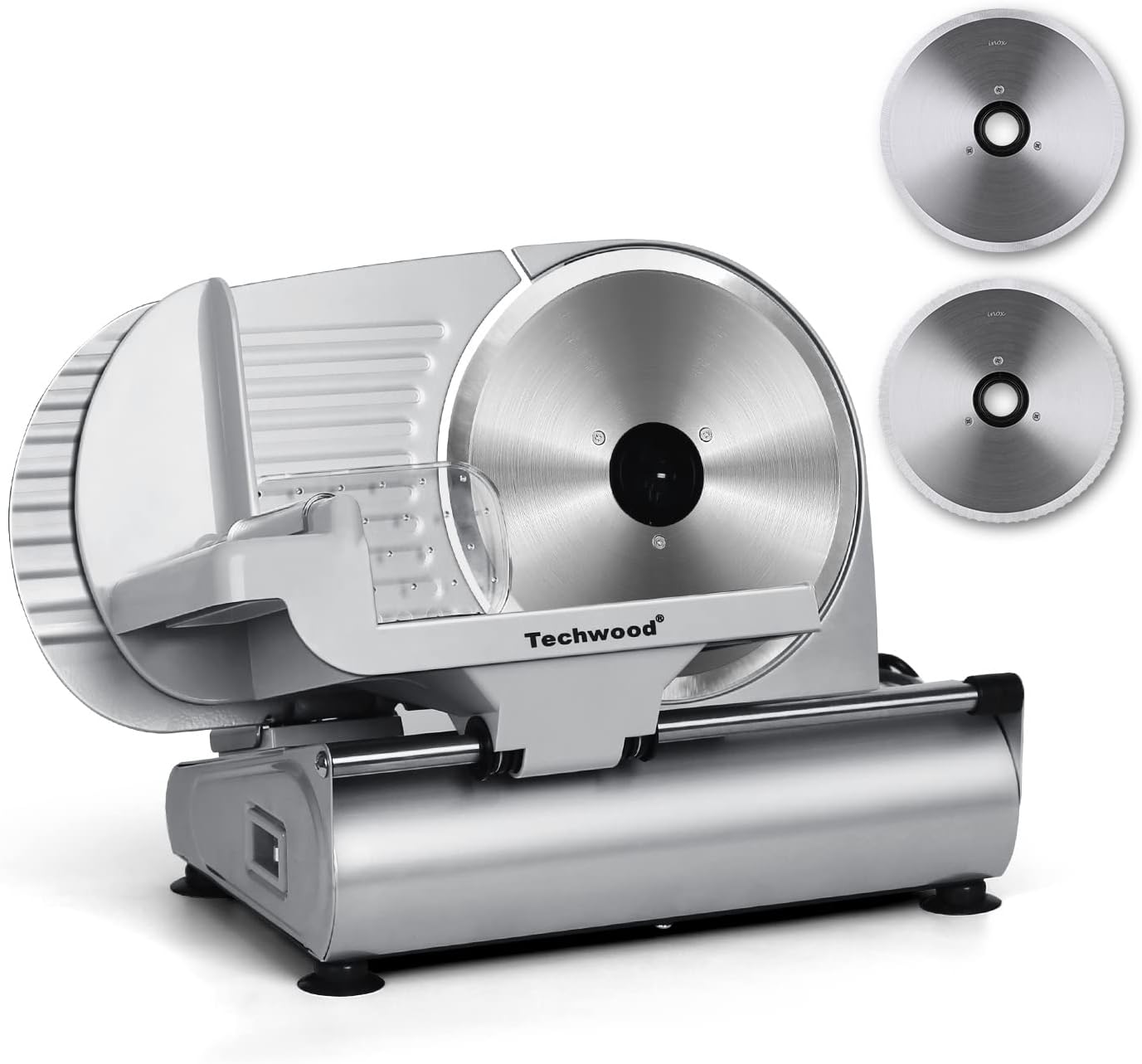 Meat Slicer with Removable 9 Stainless Steel Blade for Precision