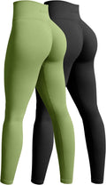 OQQ High Waist Yoga Leggings for Women Offering Butt Lift Support