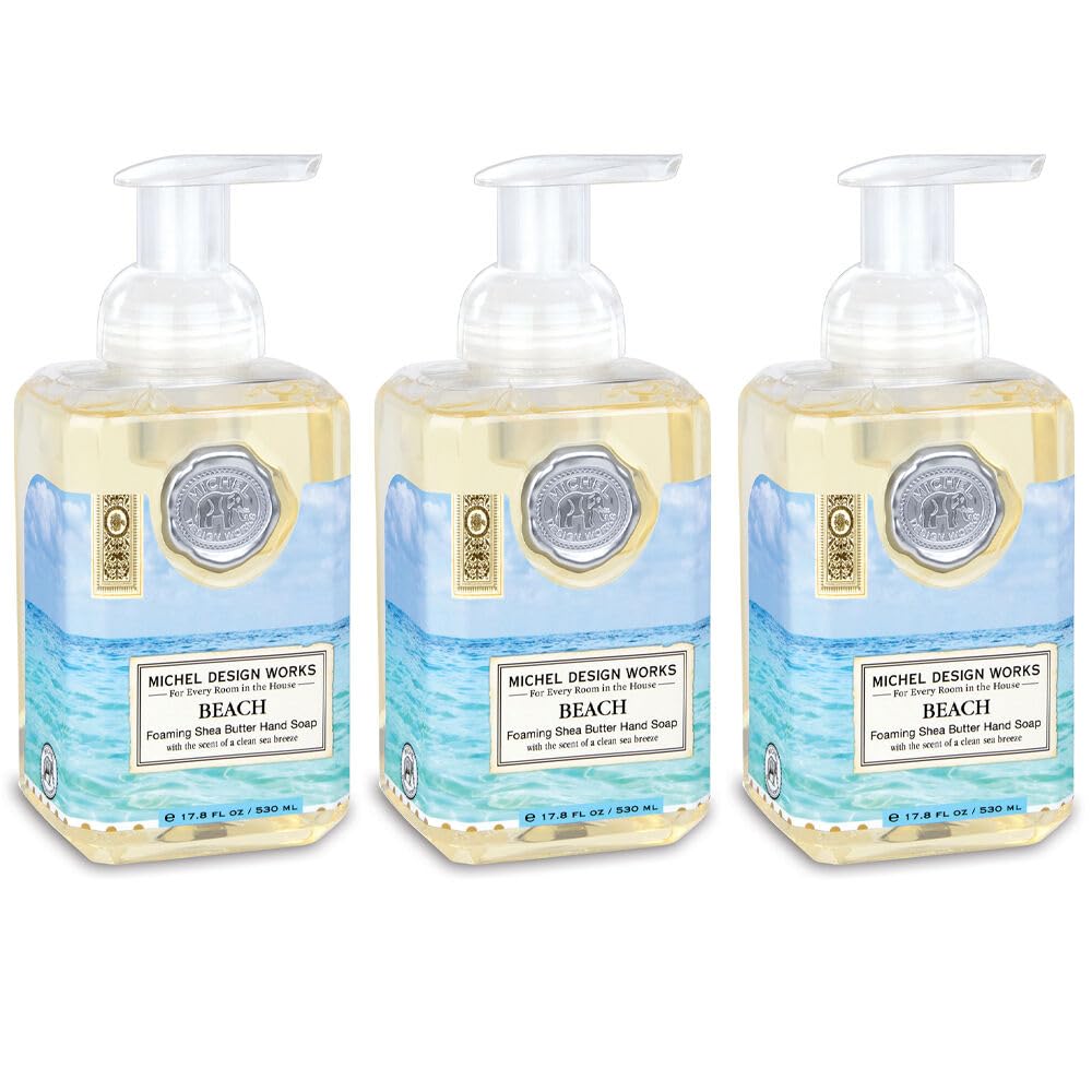 Michel Design Works Foaming Hand Soap 3-Pack for Luxurious Clean
