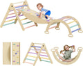 ROOMTEC 5 in 1 Pikler Triangle Set - Montessori Climbing Playset