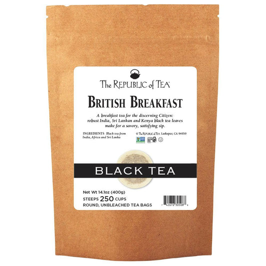 British Breakfast Tea Refill Bag - Gourmet Black Tea Experience
