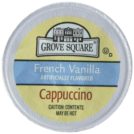 Grove Square French Vanilla Cappuccino Pods - 50 Single Serve Pods