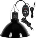 REPTI ZOO Reptile Light Fixture with Dimming Thermostat - Precise Heat
