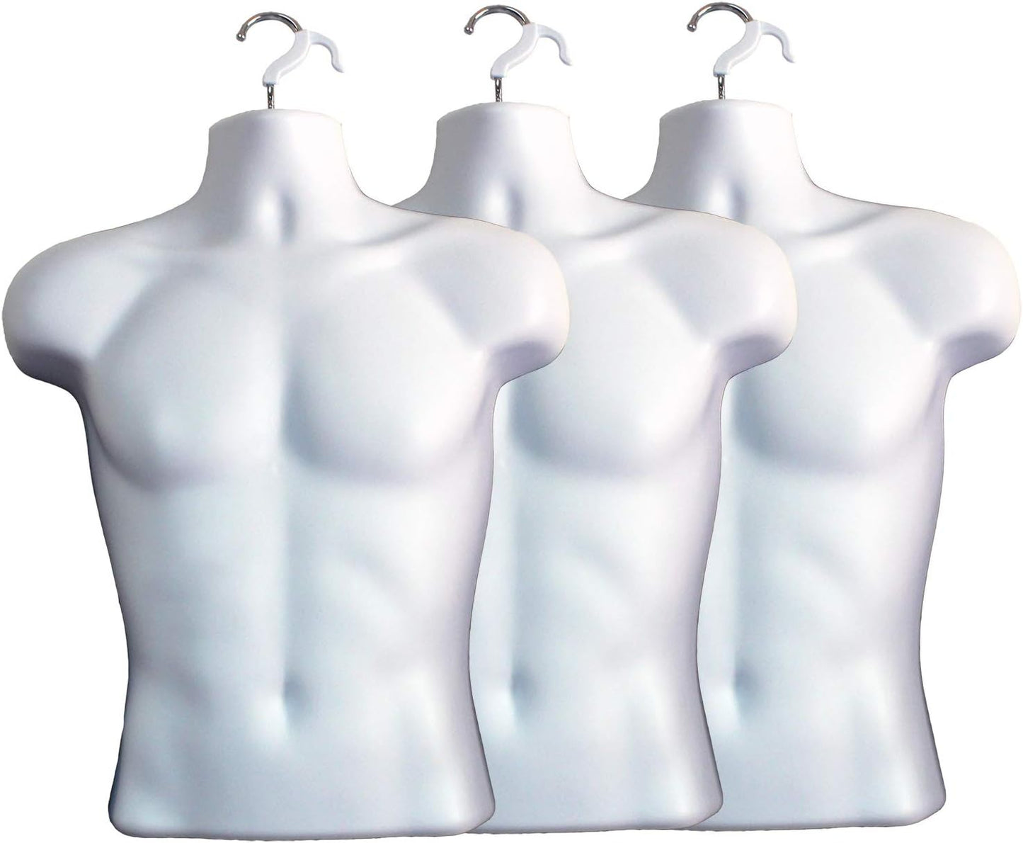 DisplayTown Male Mannequin Torso for Craft Shows and Photos