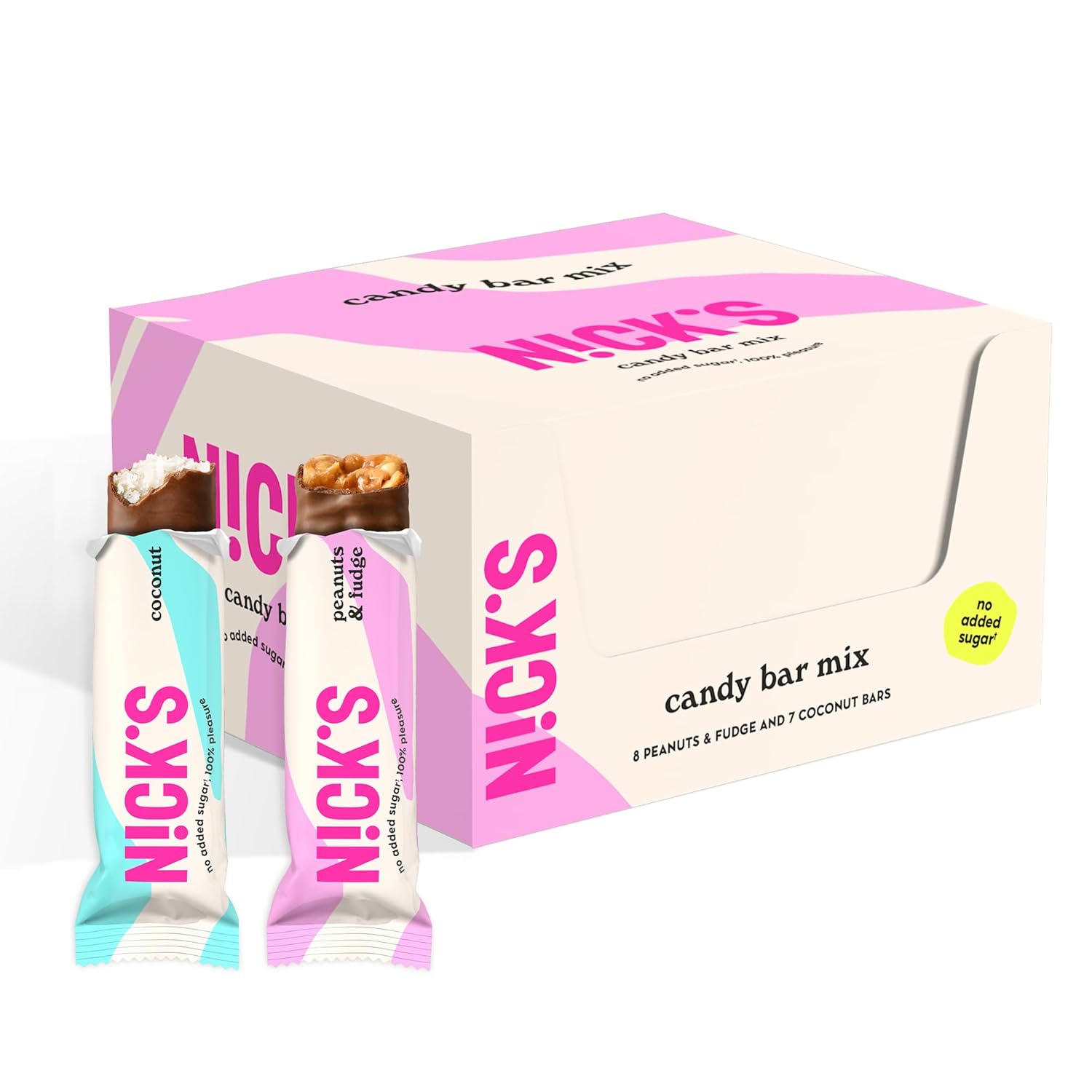 Keto Chocolate Candy Bars Variety Pack with Coconut and Peanuts