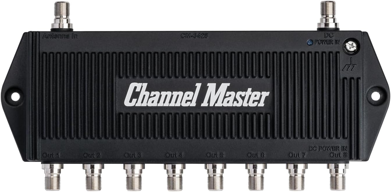 Channel Master TV Antenna Booster for Enhanced Signal Strength