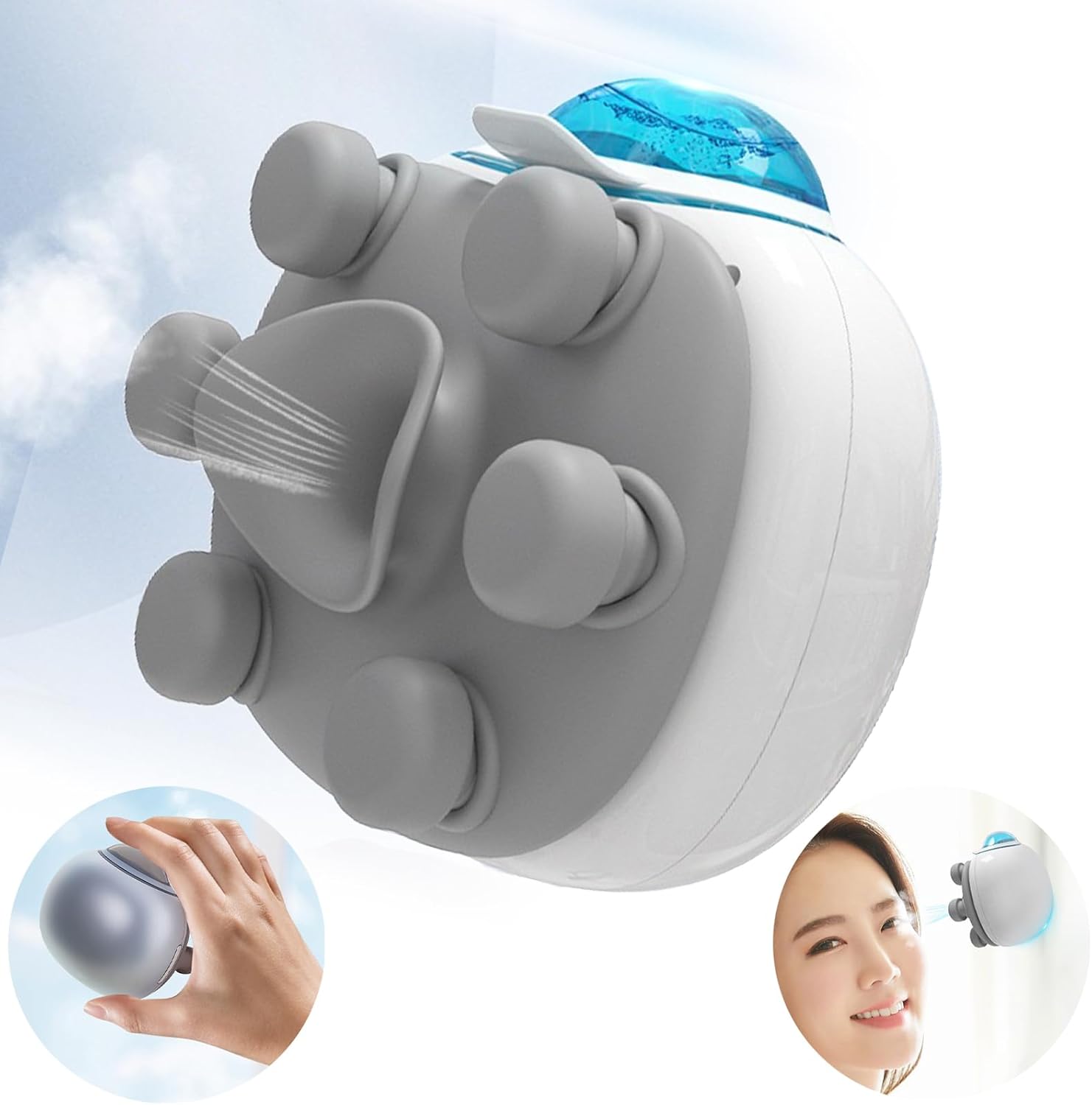 Portable Vibrating Eye Mist for Dry Eyes