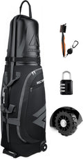 Golf Travel Bag with Wheels and ABS Hard Top - Protects Your Clubs