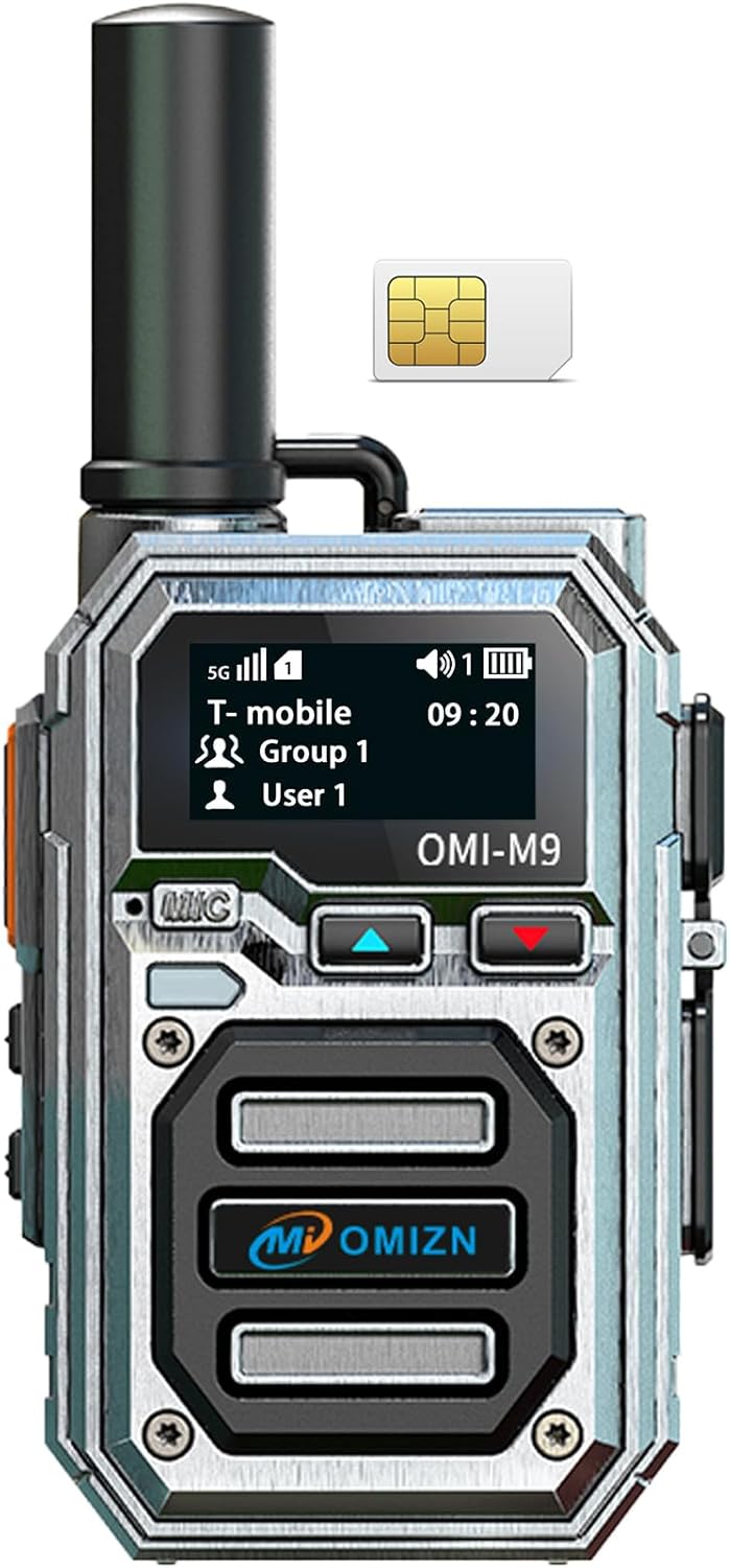 M9 Global Walkie Talkie with Unlimited Range Cellular Network
