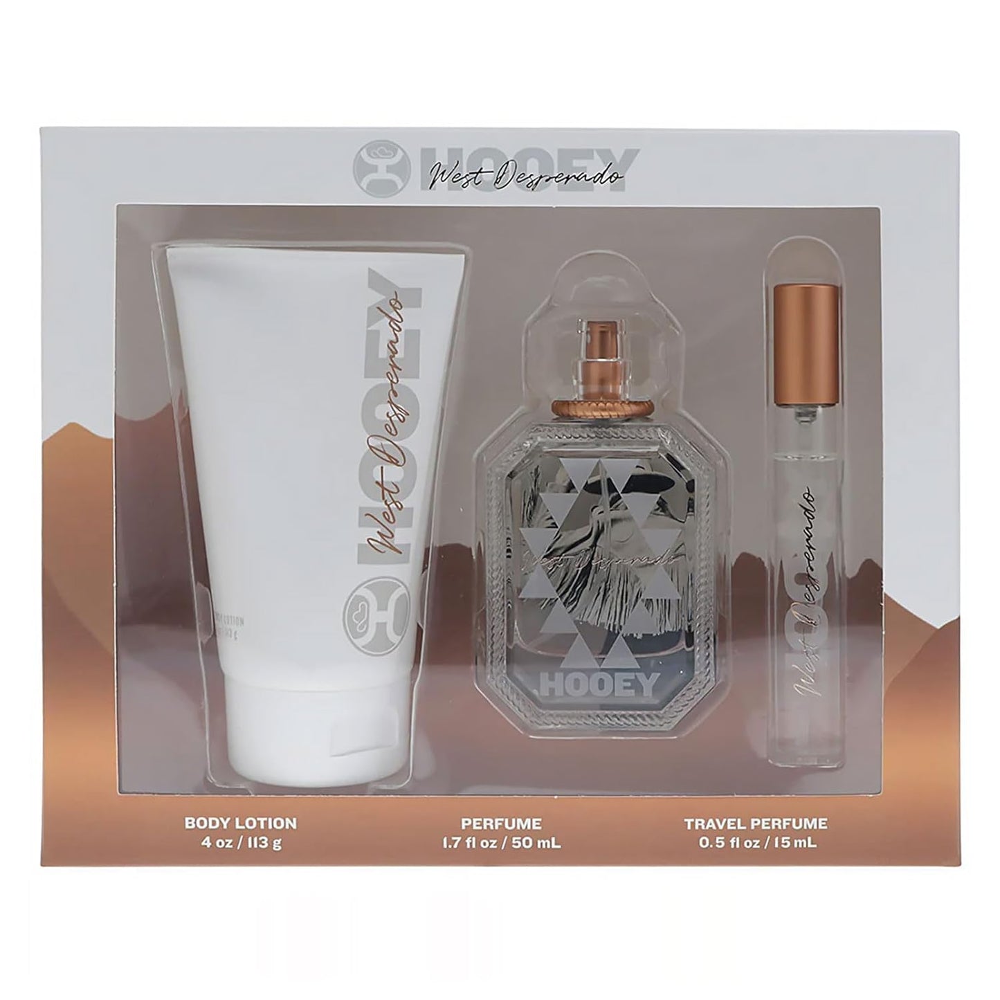 HOOEY x West Desperado Perfume Gift Set for Women - 3 Piece