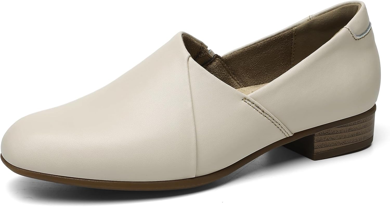 Women's Classic Comfort Leather Loafers for Everyday Work Style