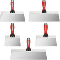 Goldblatt Drywall Knife Set 5-Piece Taping Knives - Durable Stainless