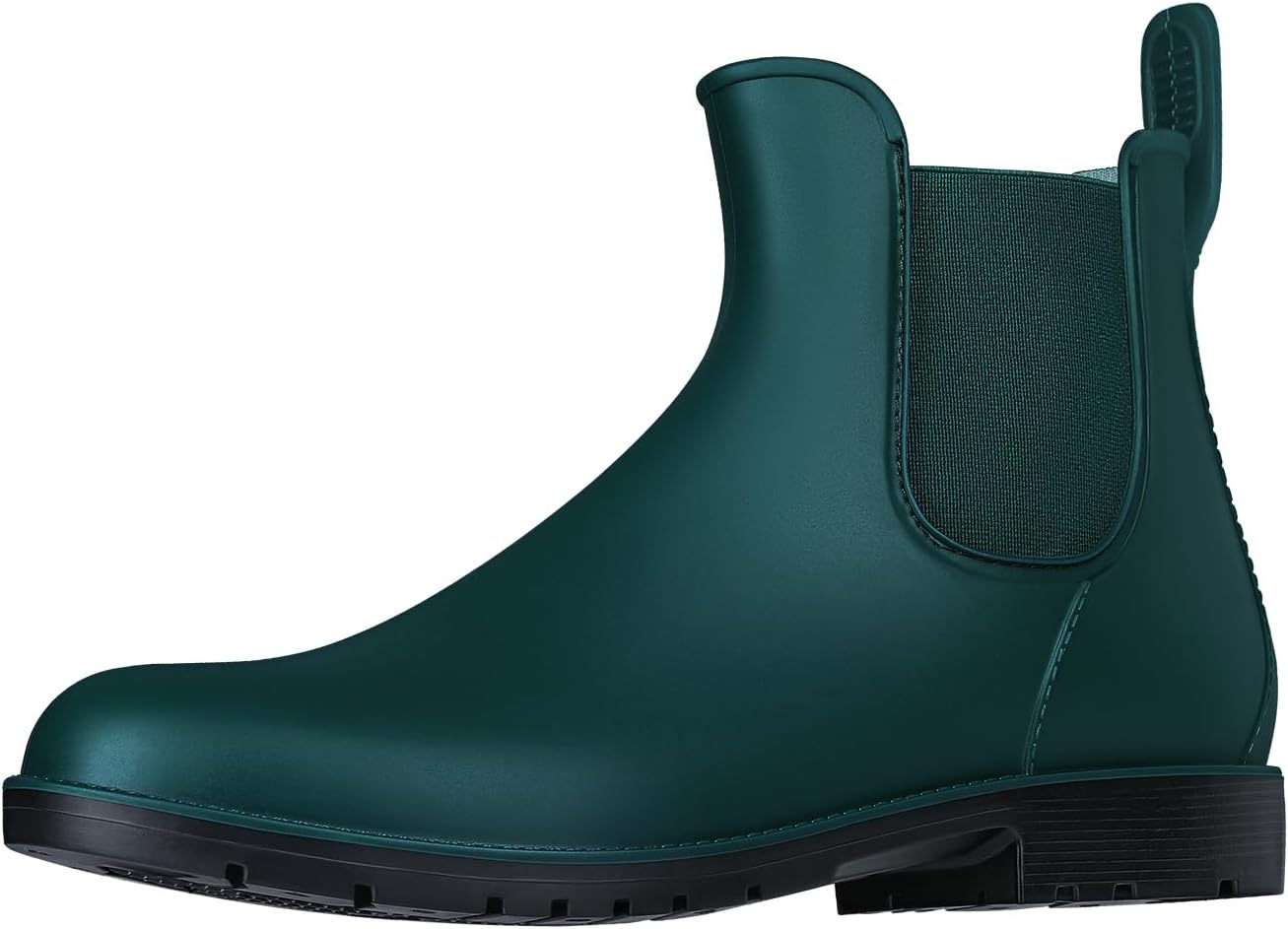 Stylish Waterproof Chelsea Ankle Rain Boots for Women