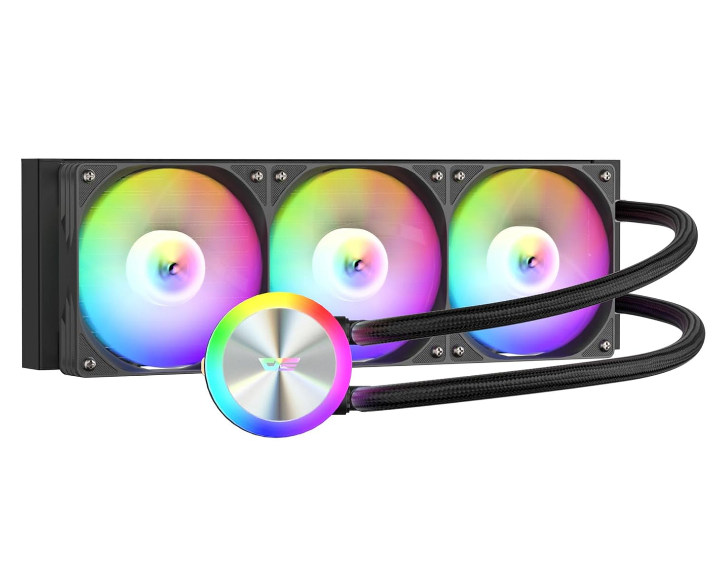 darkFlash DG360 Liquid CPU Cooler with ARGB Sync and PWM Fans