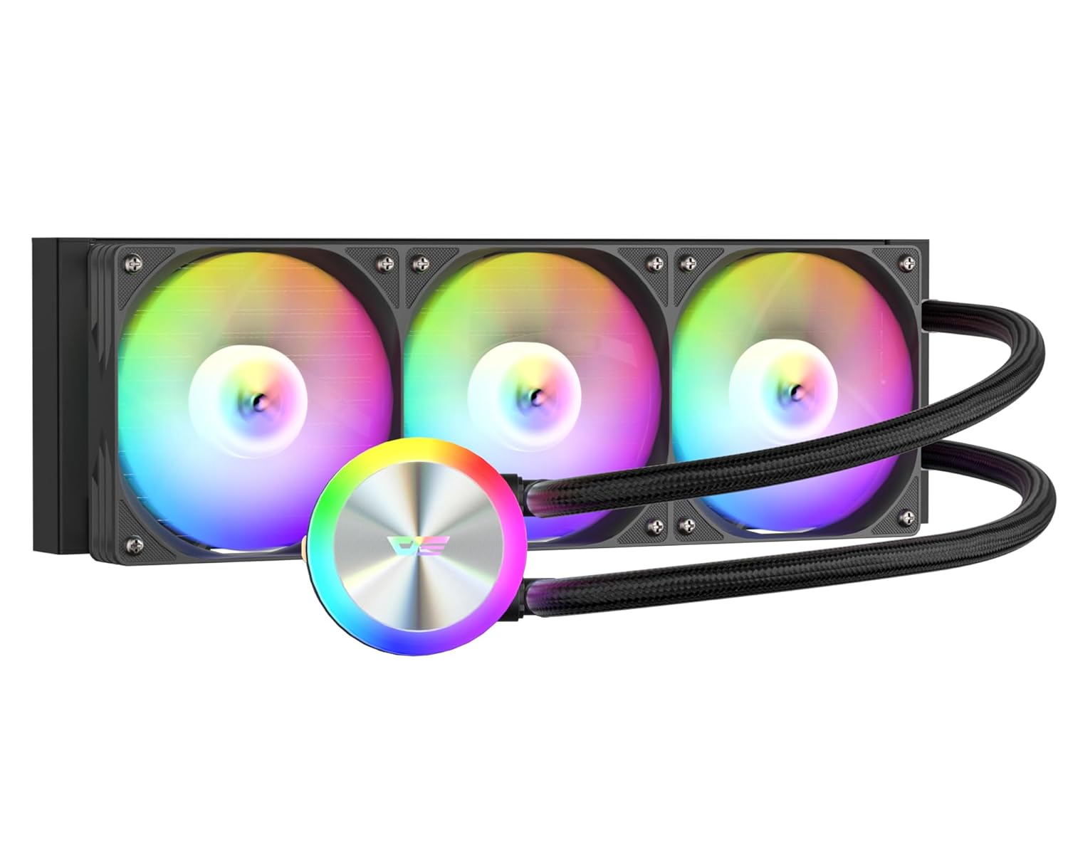 darkFlash DG360 Liquid CPU Cooler with ARGB Sync and PWM Fans